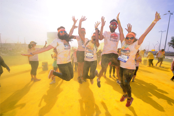 The Color Run Presented by Sahtak Awalan: Your Health First breaks attendance record